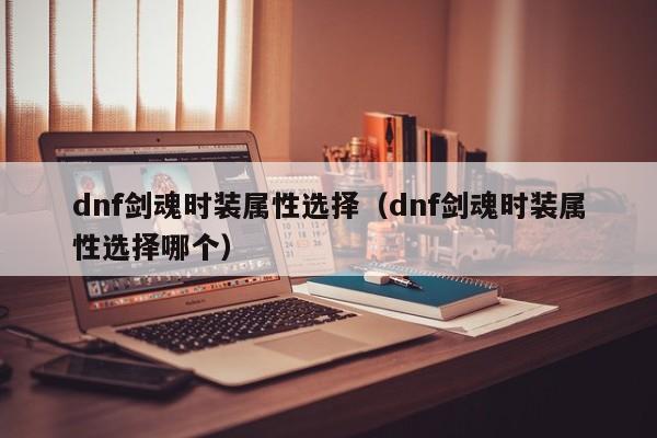 dnf剑魂时装属性选择(dnf剑魂时装属性选择哪个)
