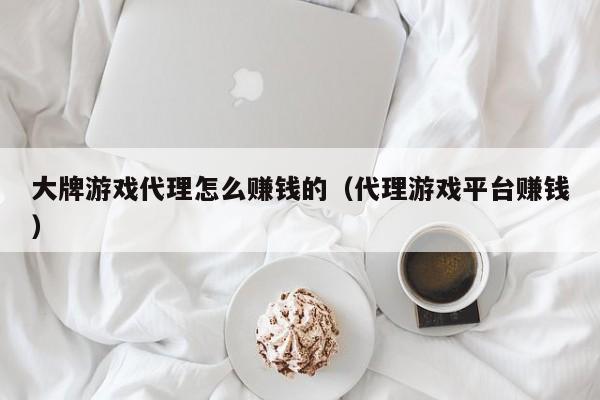 大牌游戏代理怎么赚钱的（代理游戏平台赚钱）